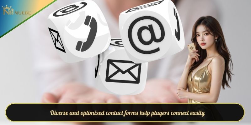 Diverse and optimized contact forms help players connect easily