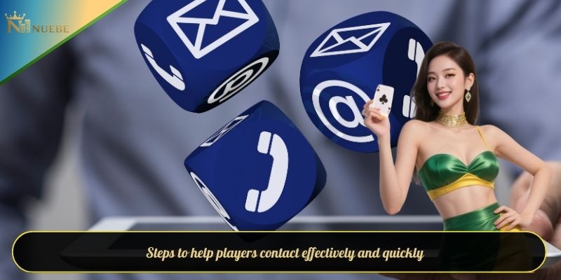 Steps to help players contact effectively and quickly