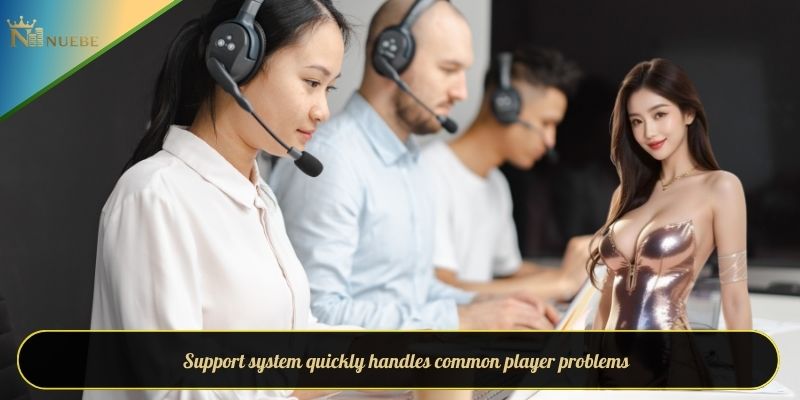 Support system quickly handles common player problems