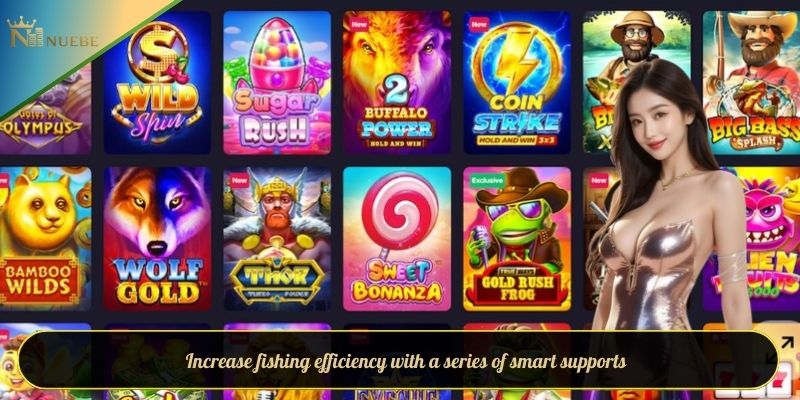 Increase fishing efficiency with a series of smart supports