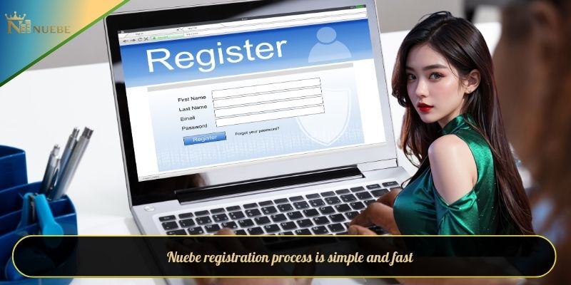 Registering Nuebe: process is simple and fast