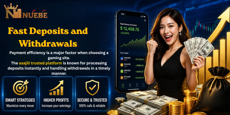 Fast Deposits and Withdrawals